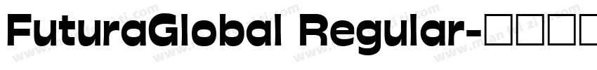 FuturaGlobal Regular字体转换